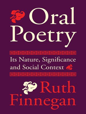 cover image of Oral Poetry